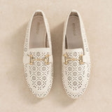Mocassin Lace Blanc