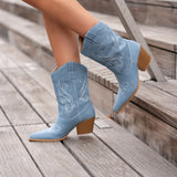 Bottes Weston Bleu clair
