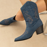Botte Weston Bleu foncé