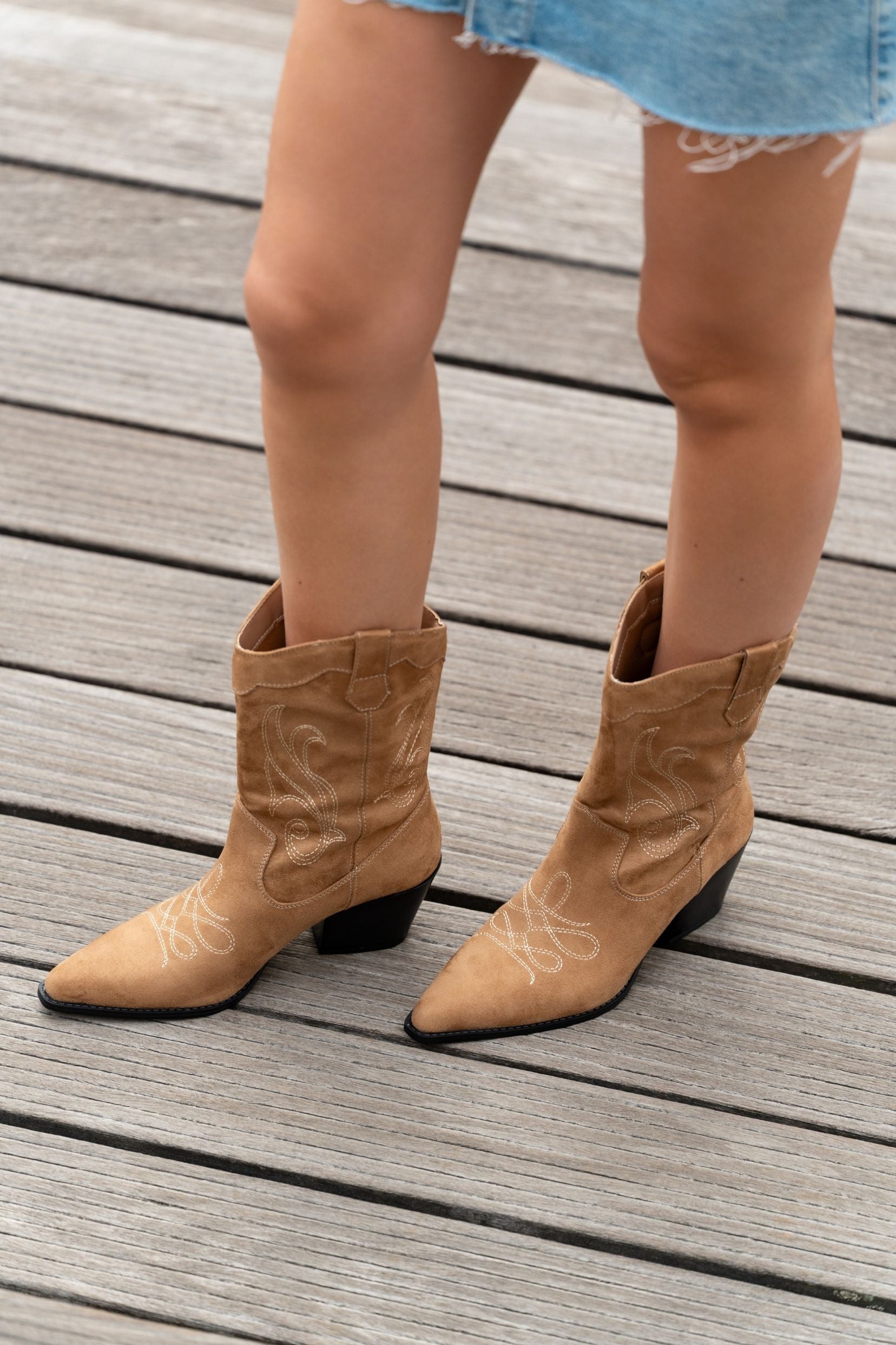Bottes Weston Camel