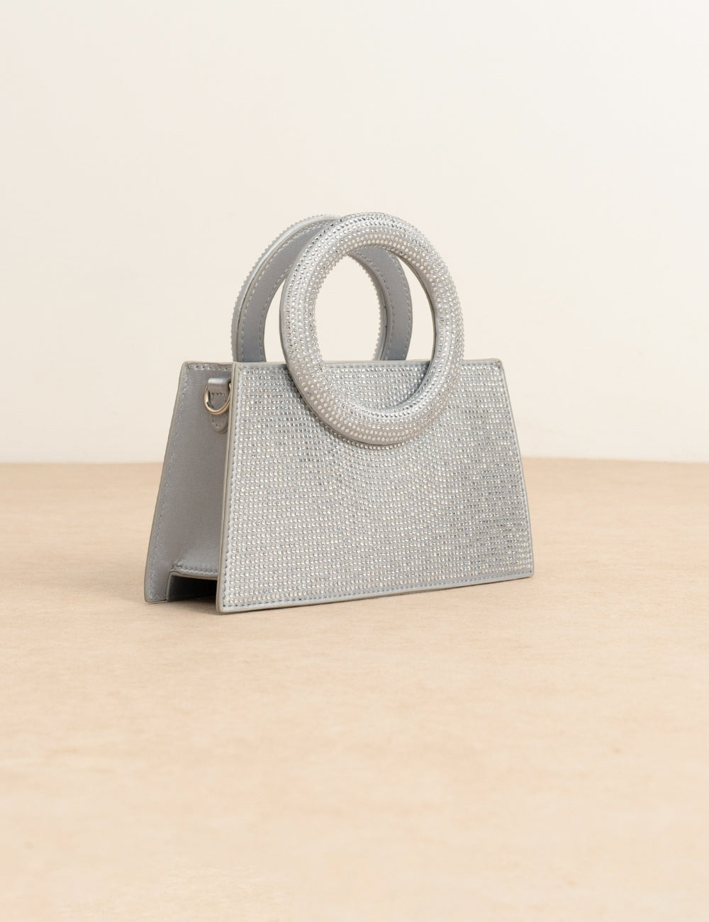 Sac Top Handle Bag Orbe Argent