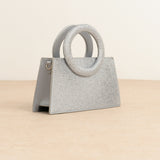 Sac Top Handle Bag Orbe Argent