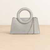 Sac Top Handle Bag Orbe Argent