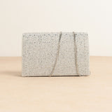Sac Clutch envelope Sia Argent