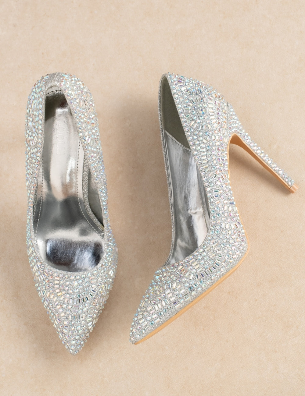 Escarpin Celeste Argent