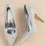 Escarpin Celeste Argent