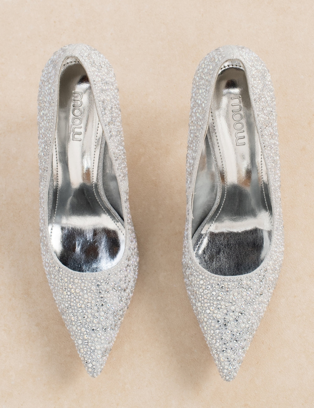 Escarpin Celeste Argent