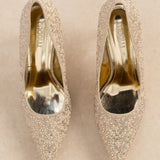 Escarpin Celeste Doré