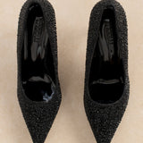 Escarpin Céleste Noir
