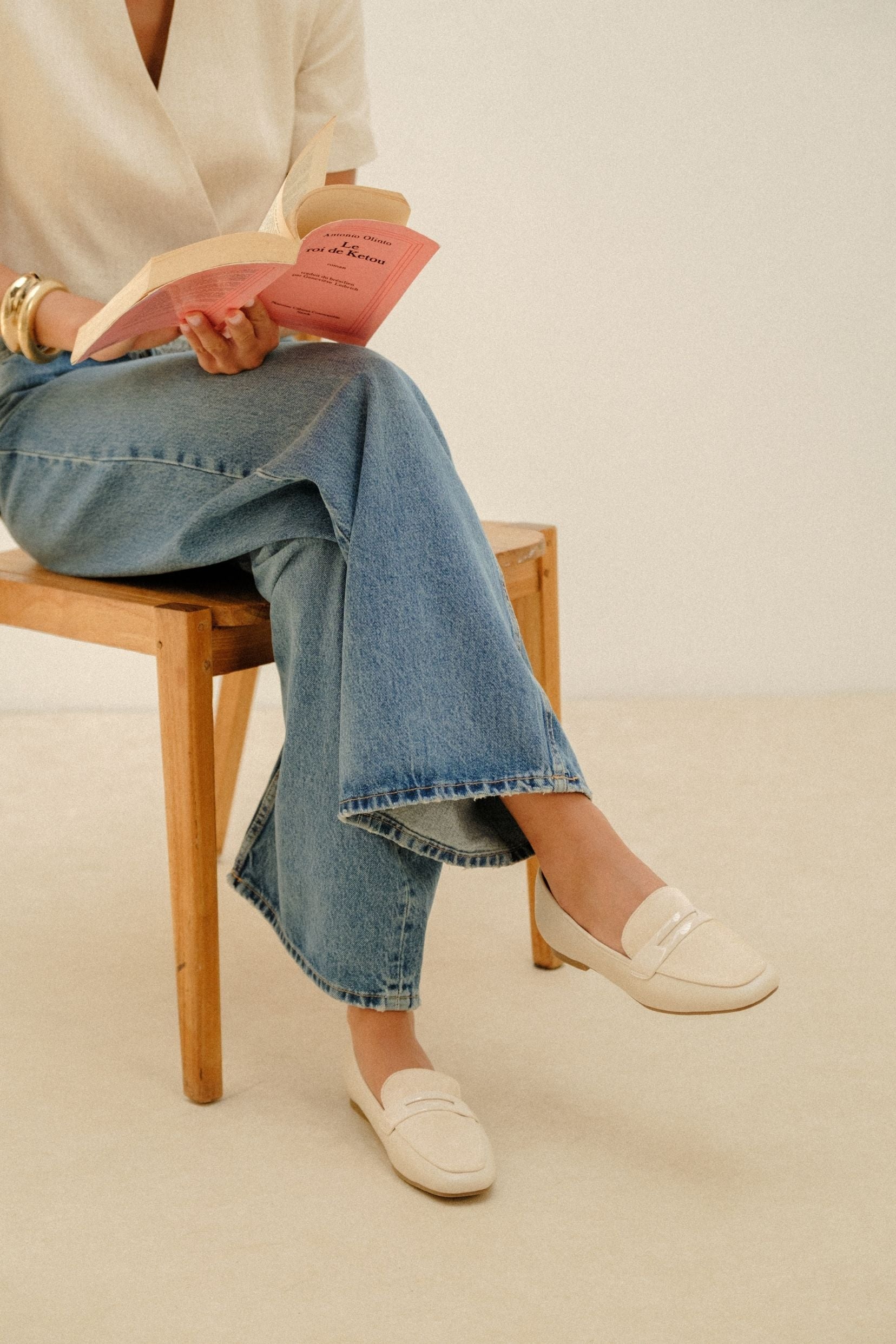 Mocassin Ary Crème