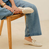 Mocassin Lace Blanc
