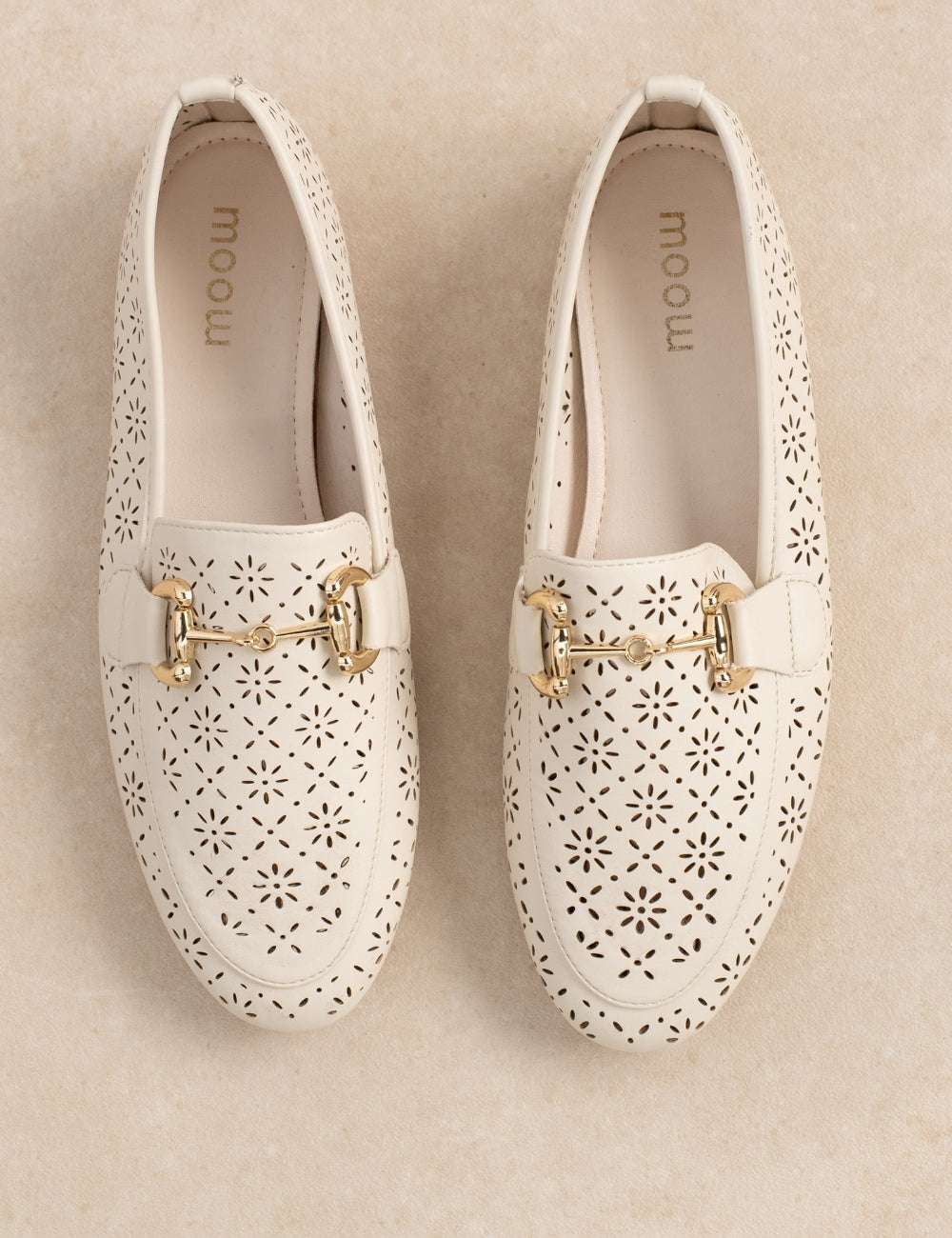 Mocassin Lace Blanc