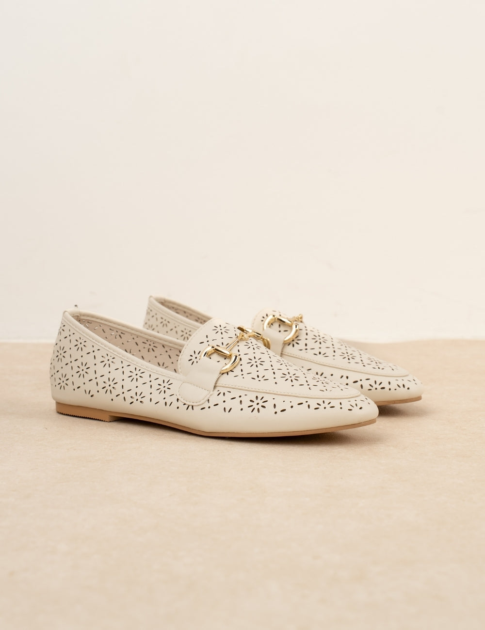 Mocassin Lace Blanc