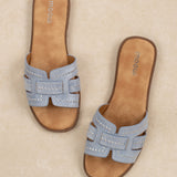 Mule Angie Bleu ciel