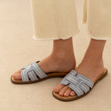 Mule Angie Bleu ciel