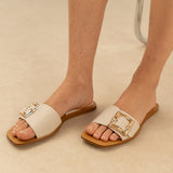 Mule Caro Blanc
