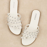 Mule Sienna Blanc