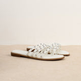 Mule Sienna Blanc