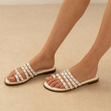 Mule Sienna Blanc