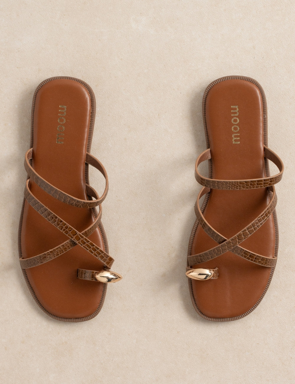 Sandale Riva Cognac