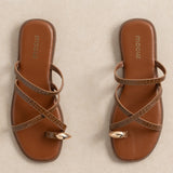Sandale Riva Cognac