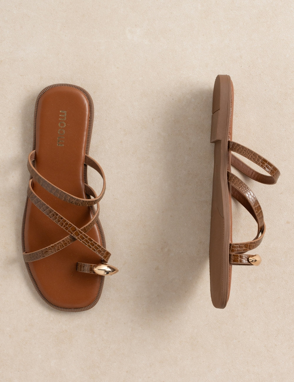 Sandale Riva Cognac