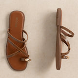 Sandale Riva Cognac