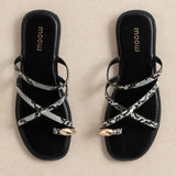 Sandale Riva Noir python