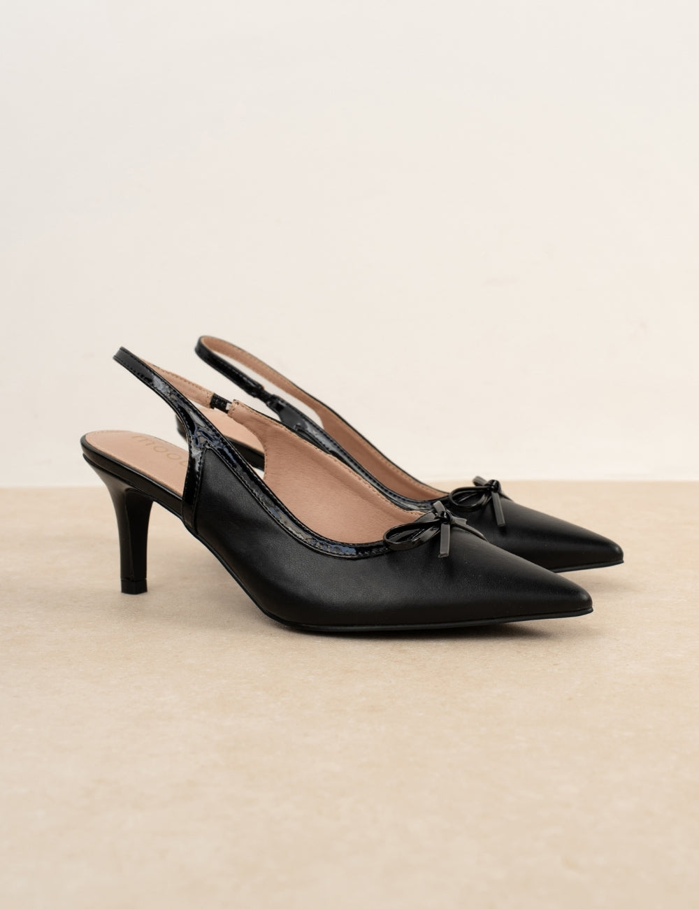 Slingback Cara Noir