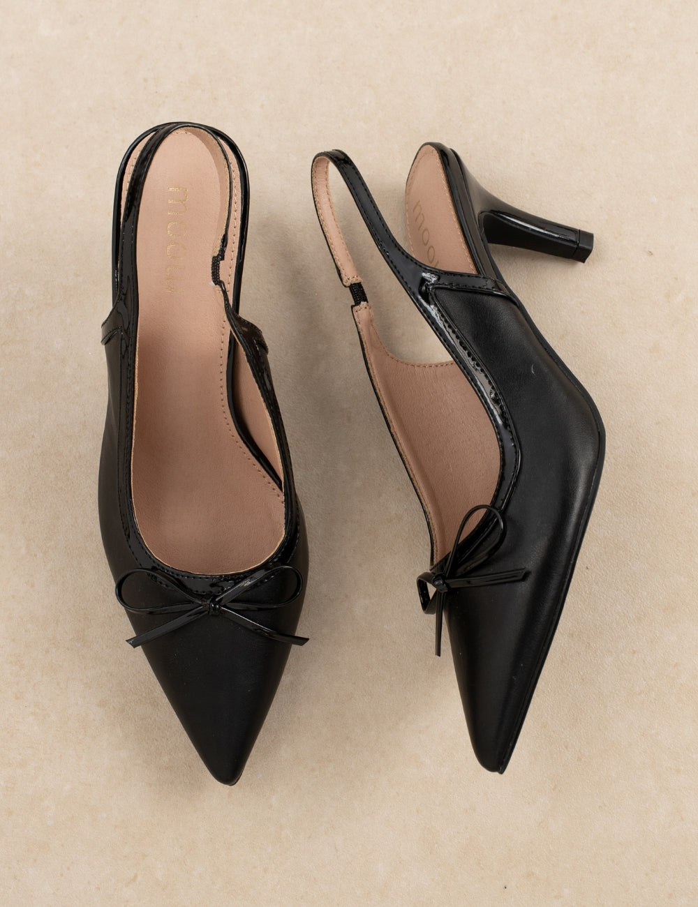 Slingback Cara Noir