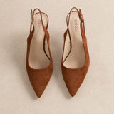 Slingbacks Clémence Cognac