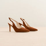 Slingbacks Clémence Cognac