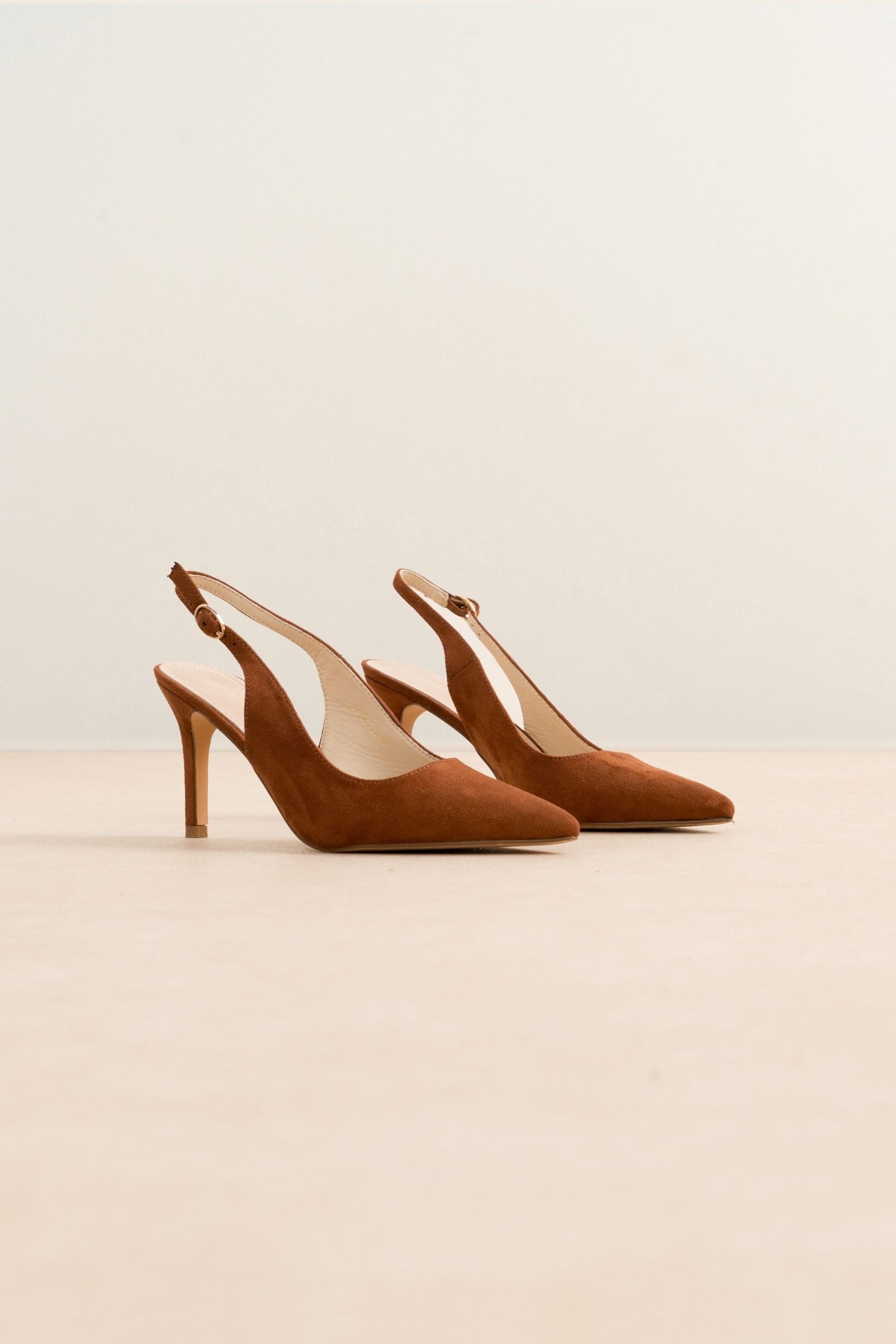 Slingbacks Clémence Cognac