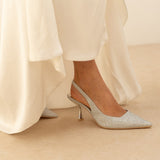 Slingback Élo Argent