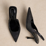 Slingback Élo Noir