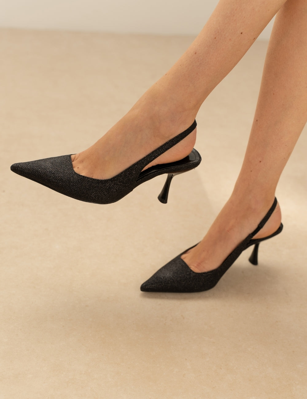 Slingback Élo Noir