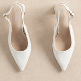 Slingback Ivy Blanc