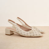 Slingback Léa Ivoire