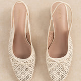 Slingback Léa Ivoire