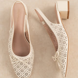 Slingback Léa Ivoire