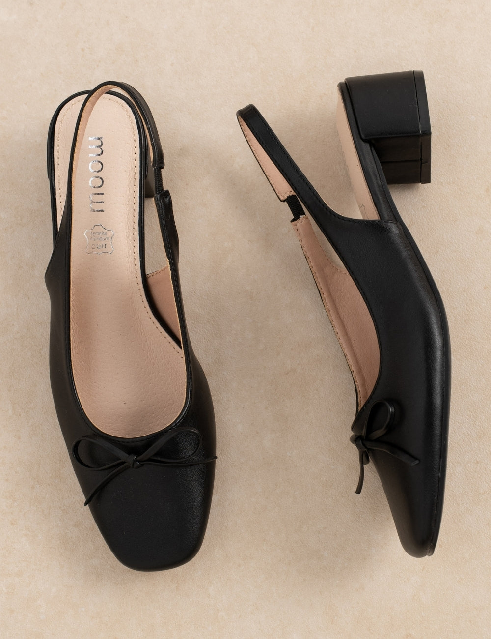 Slingback Léa Noir