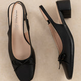 Slingback Léa Noir