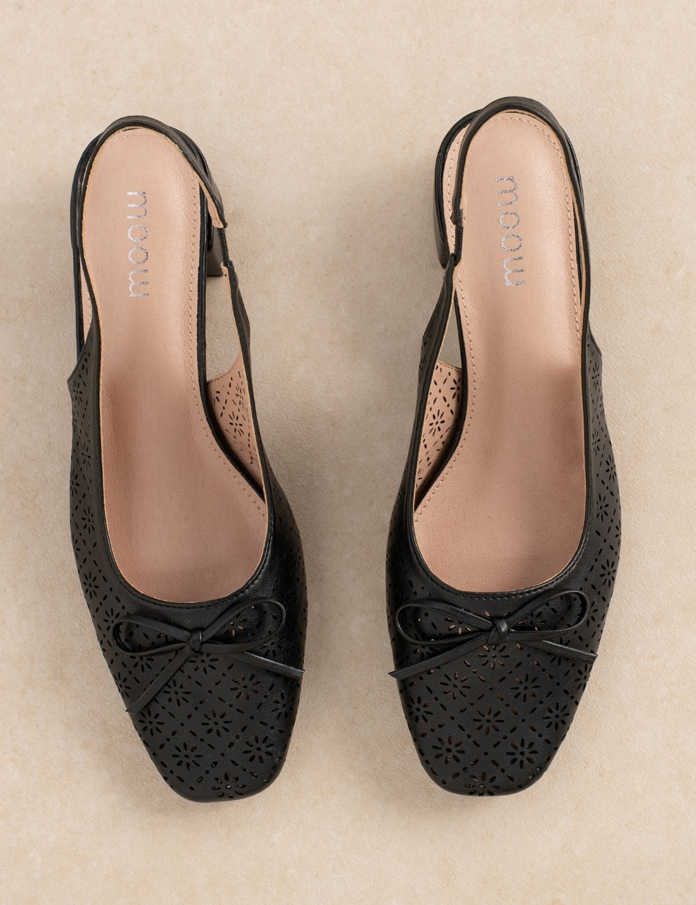 Slingback Léa Noir