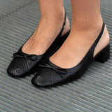 Slingbacks Léa Noir