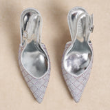 Slingback Lumi Argent