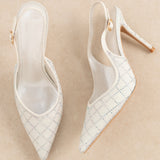 Slingback Lumi Blanc