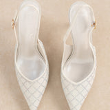 Slingback Lumi Blanc