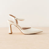 Slingback Lux Blanc