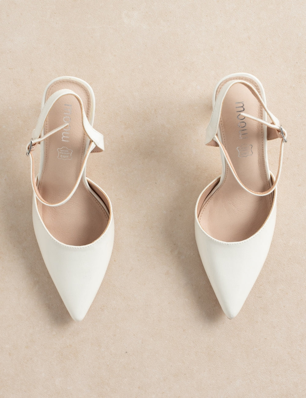 Slingback Lux Blanc
