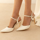 Slingback Lux Blanc